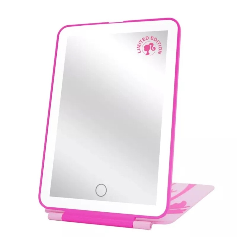 Impressions Vanity Barbie Touch Pad Mini LED Makeup Mirror for Purse, Ultra S...